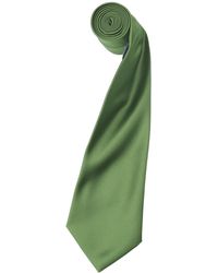 PREMIER - Plain Satin Tie (Narrow Blade) (Pack Of 2) (Sage) - Lyst