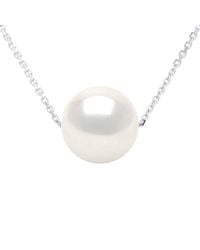 Ateliers Saint Germain - Necklace Real Cultured Freshwater Pearl Round 8-9 Mm - Lyst