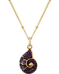 Disney - C902875Yzml-P-Ph Ladies Ursula Sea Shell Necklace - Lyst