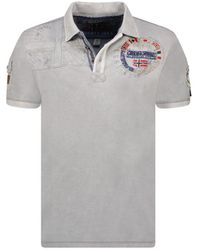 GEOGRAPHICAL NORWAY - Short-Sleeved Polo Shirt Sy1307Hgn - Lyst
