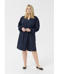 Kaffe - Kleid A-Shape Midnight - Lyst
