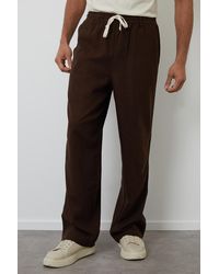 Threadbare - Linen Blend Loose Fit Trousers - Lyst