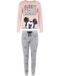 Disney - Mickey Nap Pyjama Set - Lyst