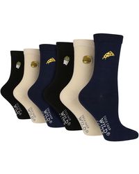 Wildfeet - 6 Pack Ladies Novelty Socks - Lyst