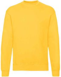 Fruit Of The Loom - Adult Classic Drop Shoulder Sweatshirt (Sunflower) - Lyst