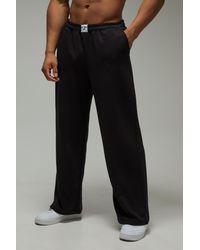 BoohooMAN - One More Rep Wide Leg Jogger - Lyst