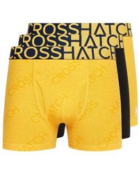 Crosshatch - Typan Boxer Shorts (Pack Of 3) - Lyst