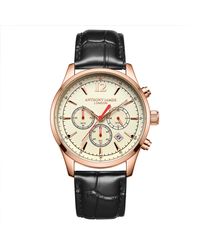 Anthony James - Hand Assembled Classic Chronograph Rose Leather - Lyst