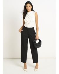 Gini London - Ankle Grazer Cigarette Tailoring Trousers - Lyst