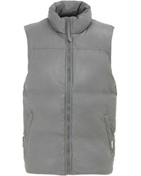 Firetrap - Herenvest Met Pu-Vulling (Donkergrijs) - Lyst