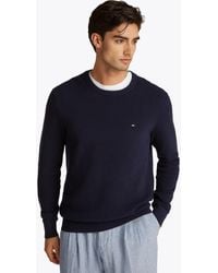 Tommy Hilfiger - Essential Structure Crew Neck Jumper - Lyst