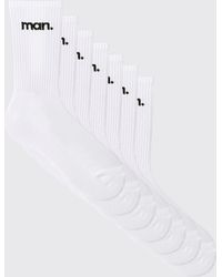 BoohooMAN - 7 Pack Sports Socks - Lyst