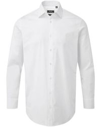 PREMIER - Adult Poplin Stretch Long-Sleeved Shirt () - Lyst
