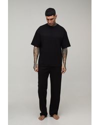 BoohooMAN - Tall Loungewear Oversized T-Shirt And Relaxed Jogger Set - Lyst