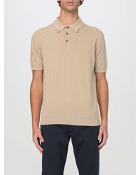 Roberto Collina - Gebreide Poloshirt Korte Mouwen - Lyst