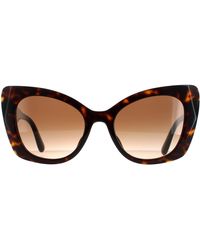 Dolce & Gabbana - Butterfly Dark Havana Gradient Dg4405F - Lyst