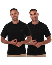 Farah - Dani T-shirt (set Van 2) (zwart) - Lyst
