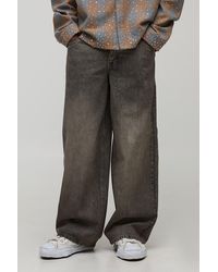 BoohooMAN - Basic Baggy Fit Jeans - Lyst