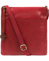 Conkca - 'Dink' Chilli Pepper Leather Cross Body Bag - Lyst