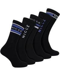 Nicce London - 5 Pack Crew Socks - Lyst