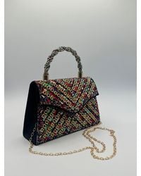SVNX - Embellished Top Handle Bag - Lyst