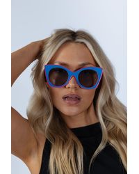 SVNX - Oversized Round Cat-Eye Sunglasses - Lyst