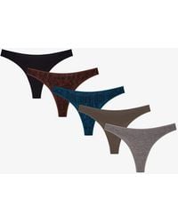 Penti - Snake Pattern Thong - Lyst