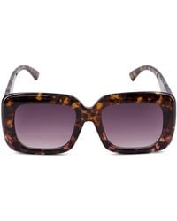 Dune - Accessories Dune Gigi Colourblock Gradient Lens Tortoise Sunglasses In Tortoiseshell - Lyst