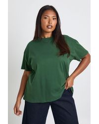 Boohoo - Plus Basic Oversized Short Sleeve T-Shirt - Lyst