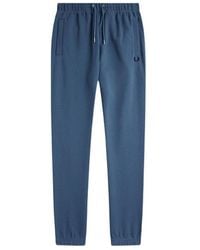 Fred Perry - Loopback Joggingbroek (Middennachtblauw) - Lyst