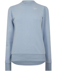 Reebok - Terry Crew Neck Regular Fit Sweatshirt - Lyst