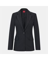 HUGO - Atana Single Button Suit Jacket - Lyst