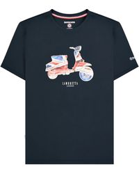 Lambretta - Aw24 Scooter Flag Big & Tall T-Shirt Cotton - Lyst