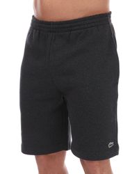 Lacoste - Organic Brushed Cotton Fleece Shorts - Lyst