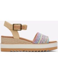 TOMS - Diana Platform Sandals - Lyst