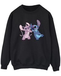 Disney - Ladies Lilo & Stitch Kisses Sweatshirt () - Lyst