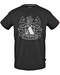 Aquascutum - Large Shield Aldis Logo T-Shirt Cotton - Lyst