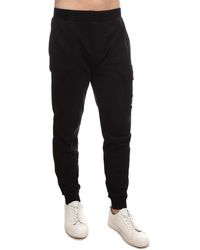 C.P. Company - Diagonal Raised Fleece Cargo Sweatpants - Lyst