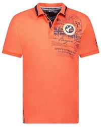 GEOGRAPHICAL NORWAY - Short-Sleeved Polo Shirt Sy1357Hgn - Lyst