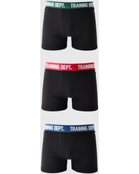 BoohooMAN - Training Dept Cotton Boxers 3 Pack - Lyst
