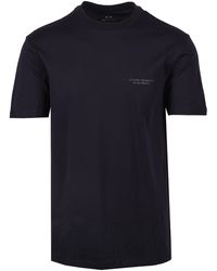 ARMANI EXCHANGE - T-Shirt Deep Cotton - Lyst