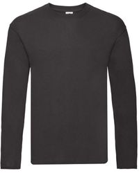 Fruit Of The Loom - R Long-Sleeved T-Shirt () Cotton - Lyst