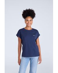 Mountain Warehouse - 'Holly' Logo T-Shirt With Turn Up Cuffs Cotton Breathable Summer Tee - Lyst