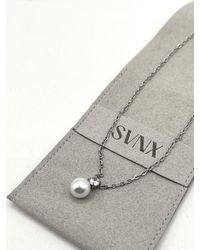 SVNX - Large Pearl Diamante Necklace - Lyst
