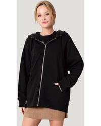 Secret Label - Zip Front Hoodie - Lyst
