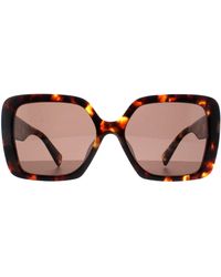 Miu Miu - Square Honey Havana Dark Mu10Ys - Lyst