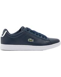 Lacoste - Carnaby Evo Bl 1 Spw Navy Blue Trainers Leather - Lyst