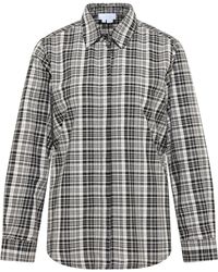 Usha - Overhemdblouse Zwart En Wit - Lyst