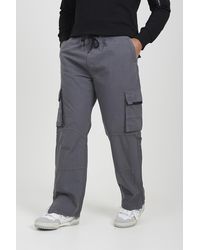 Brave Soul - Wide Leg Ripstop Cargo Trousers - Lyst