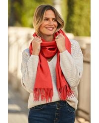 Sosandar - Super Soft Wool & Cashmere Blend Scarf - Lyst